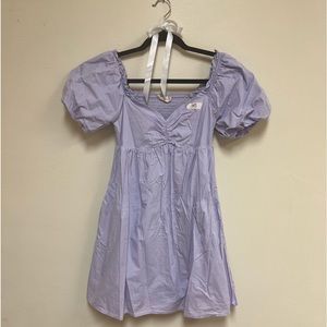 Altered state lavender puff sleeve dress: XS fits small